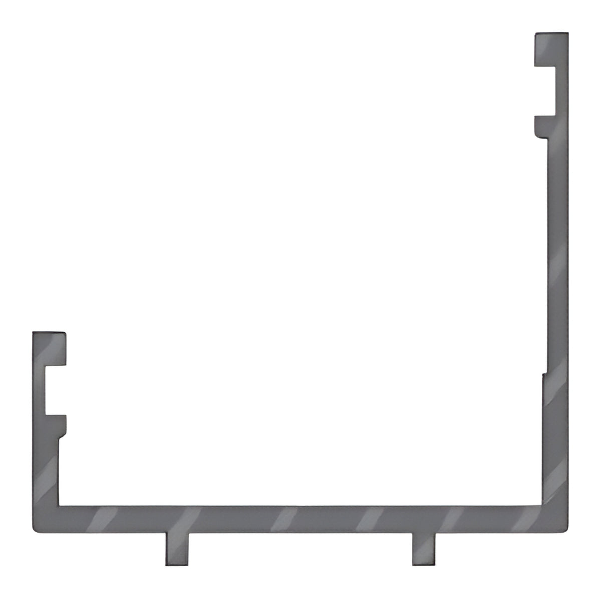 CRL-U.S. Aluminum Clear Anodized Header/Sill Channel - 24'-2"