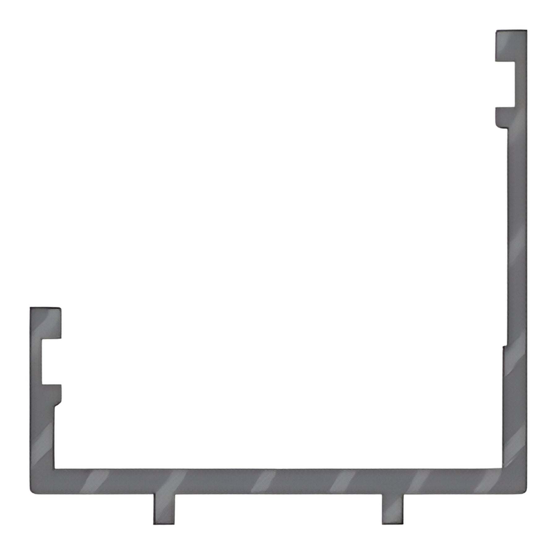 CRL-U.S. Aluminum Clear Anodized Header/Sill Channel - 24'-2"