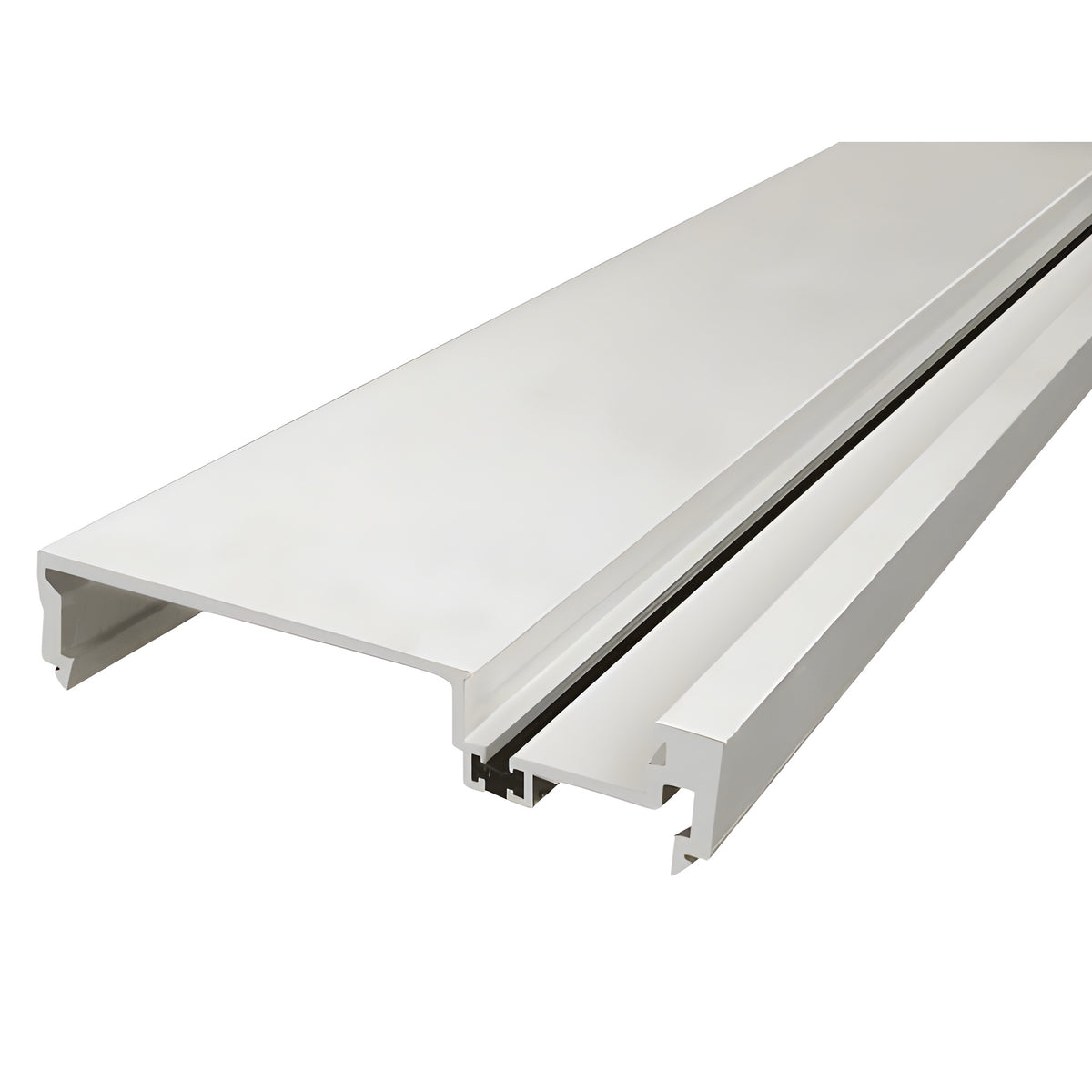 CRL-U.S. Aluminum Clear Anodized Heavy-Duty 6" Male Split Mullion, Thermally Improved - 24'-2"