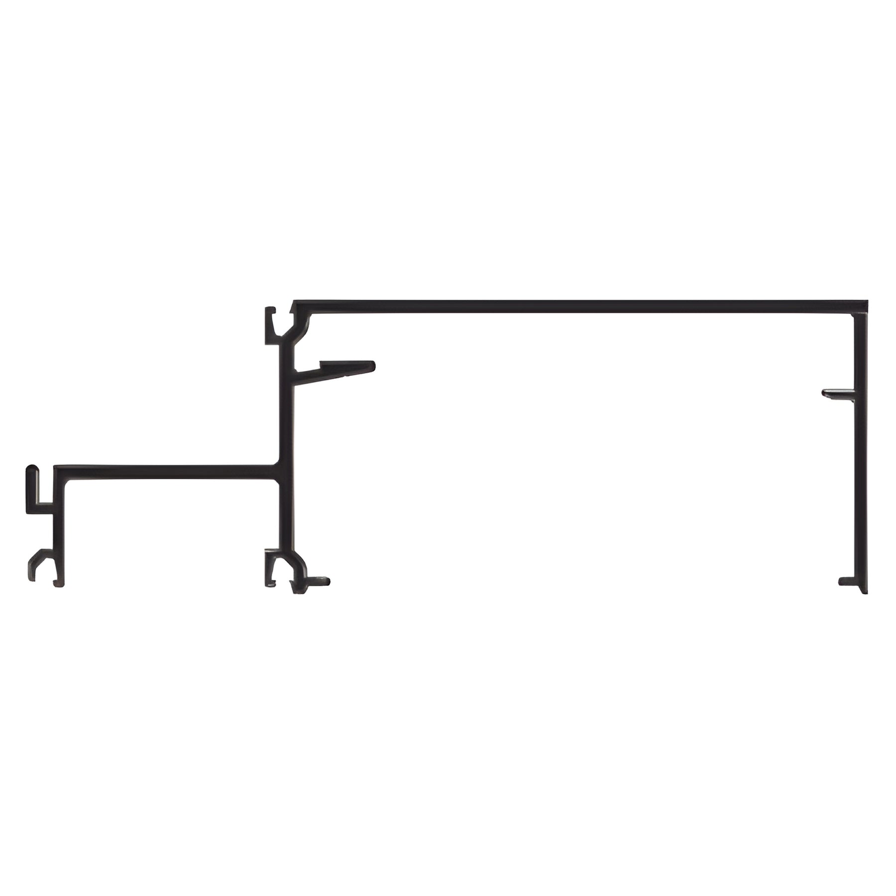 CRL-U.S. Aluminum Clear Anodized Intermediate Horizontal Mullion - 24'-2"