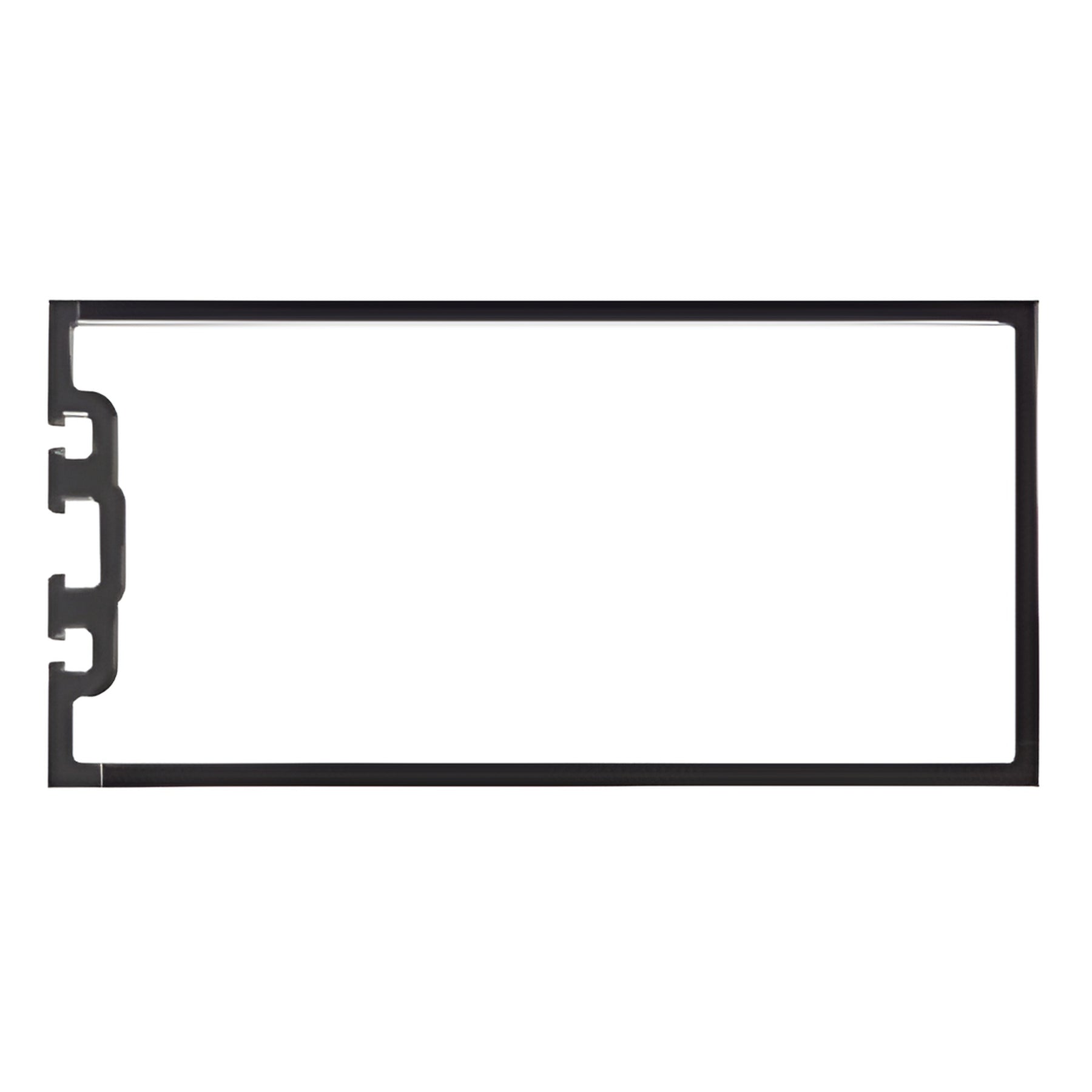 CRL-U.S. Aluminum Clear Anodized OS-2 Structural Silicone Glaze Vertical Mullion - 24'-2"