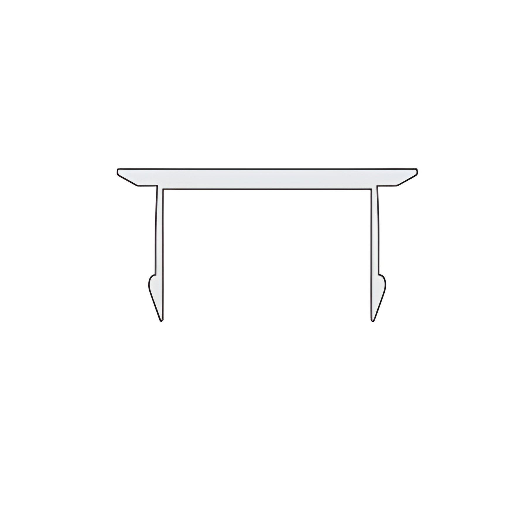 CRL-U.S. Aluminum Clear Anodized Pocket Filler for 1" Glazing