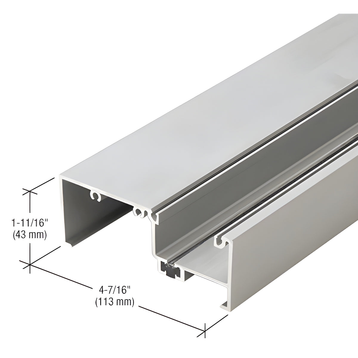 CRL-U.S. Aluminum Clear Anodized Sill, Thermally Improved, 24'-2"