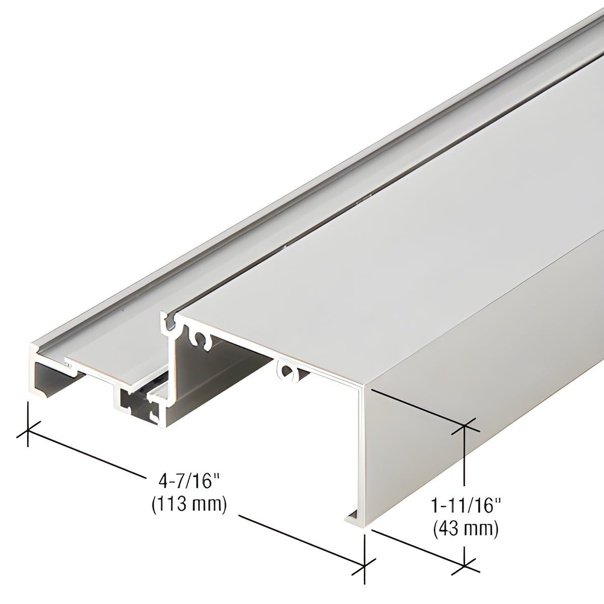 CRL-U.S. Aluminum Clear Anodized Sill, Thermally Improved - 24'-2"