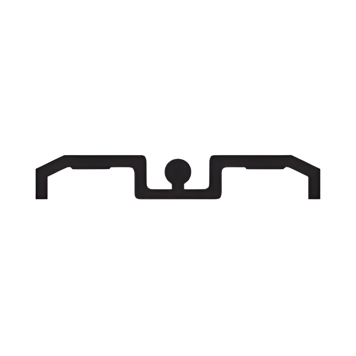 CRL-U.S. Aluminum Clear Anodized Sliding Door Track Cap - 24'-2"