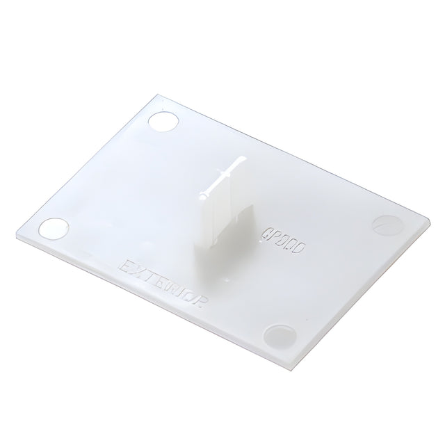 CRL-U.S. Aluminum Closure Plate for 1" Glazing Captured Mullion - 50/Pk