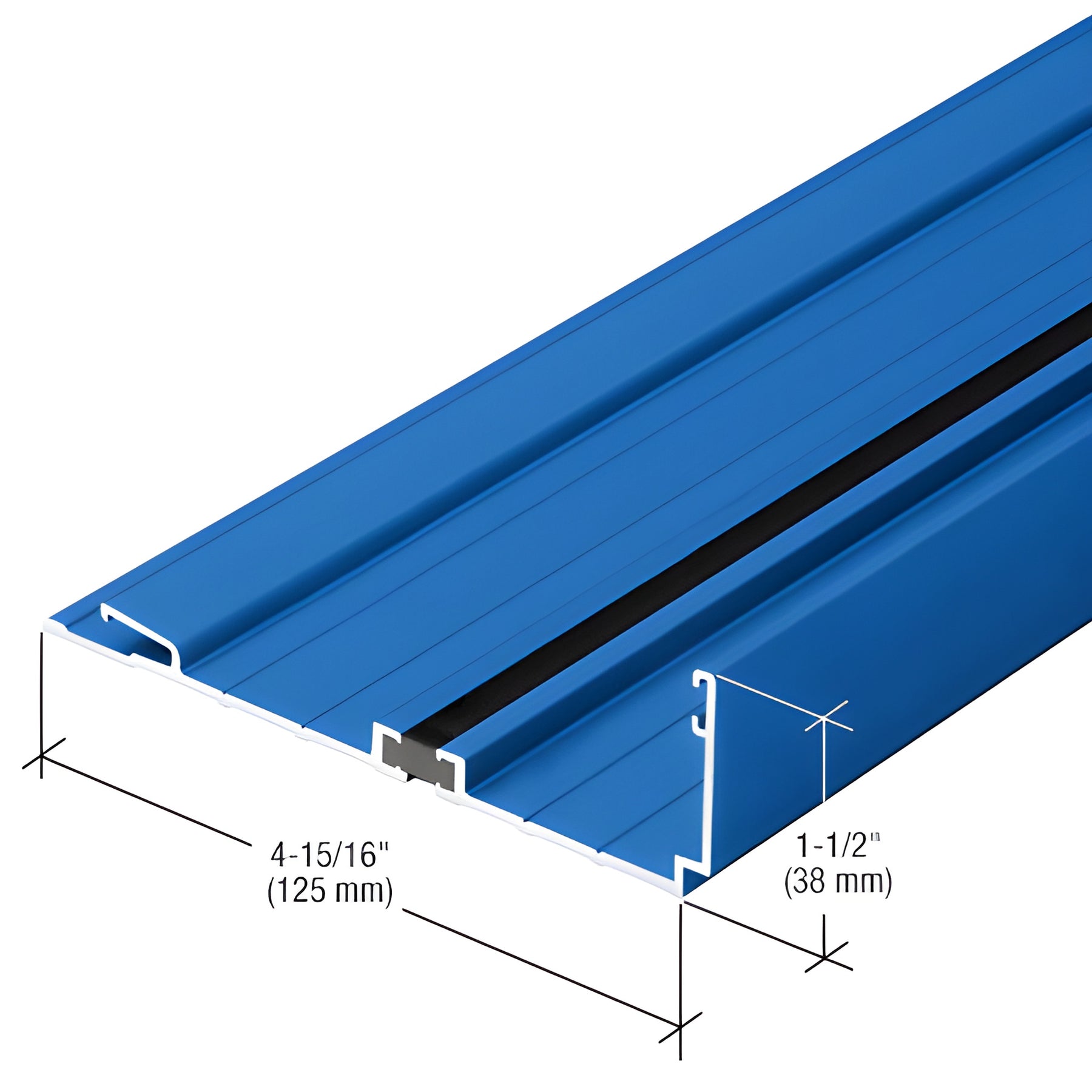 CRL-U.S. Aluminum Custom KYNAR® Paint Compensating Head/Jamb Channel, Thermally Improved - 24'-2"