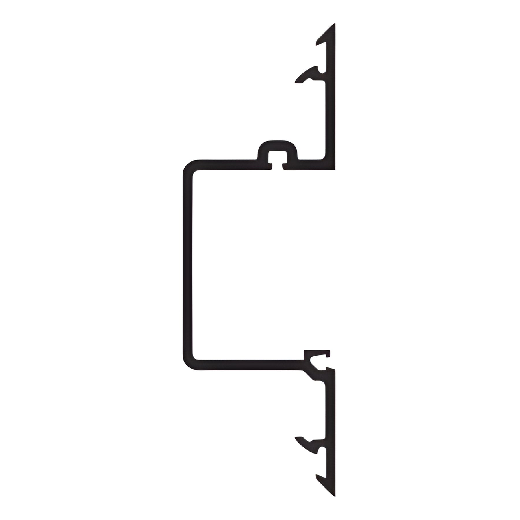 CRL-U.S. Aluminum Custom KYNAR® Paint Deep Pocket Insert for 1-5/16" Glass - 24'-2"