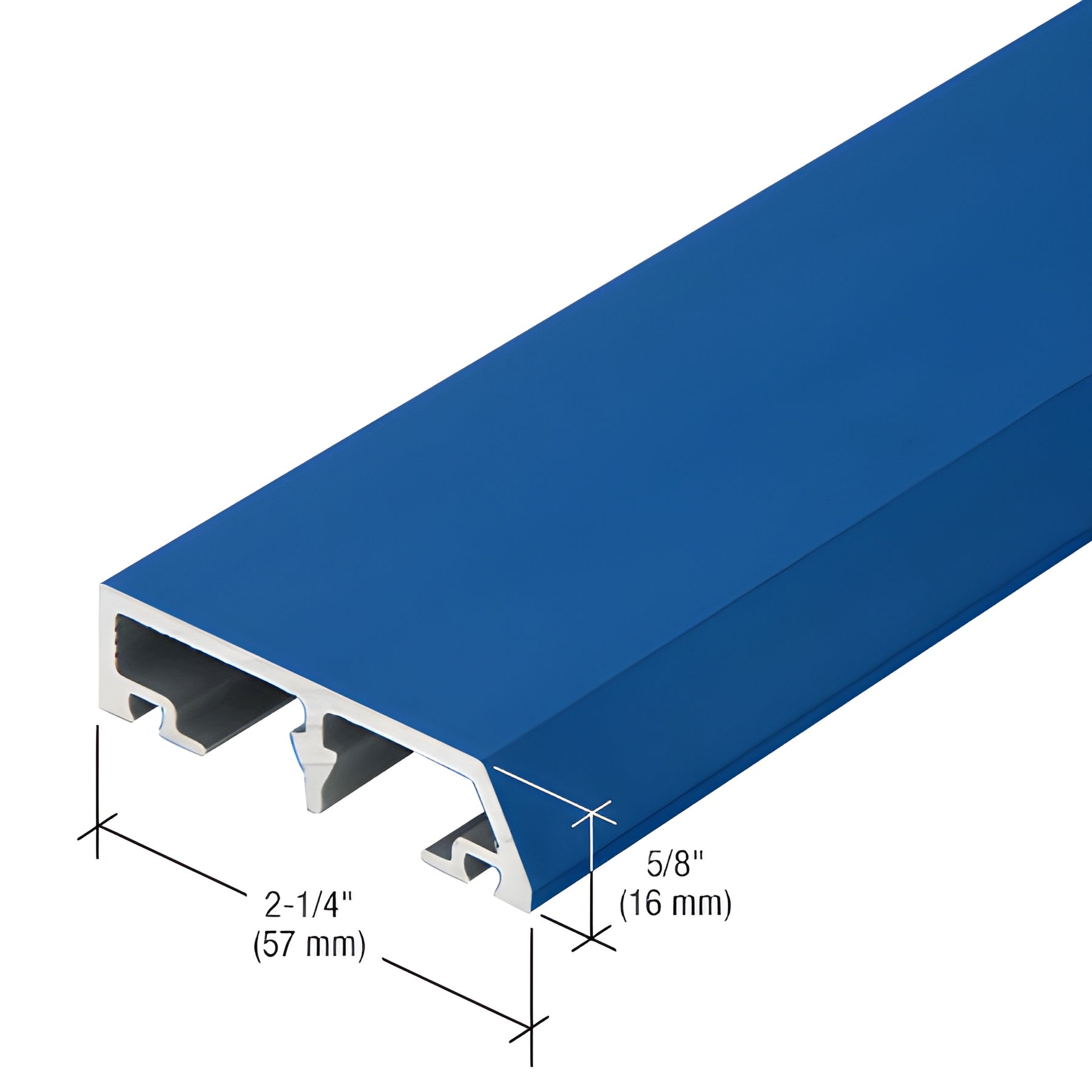 CRL-U.S. Aluminum Custom KYNAR® Paint Horizontal Face Cap - 24'-2"