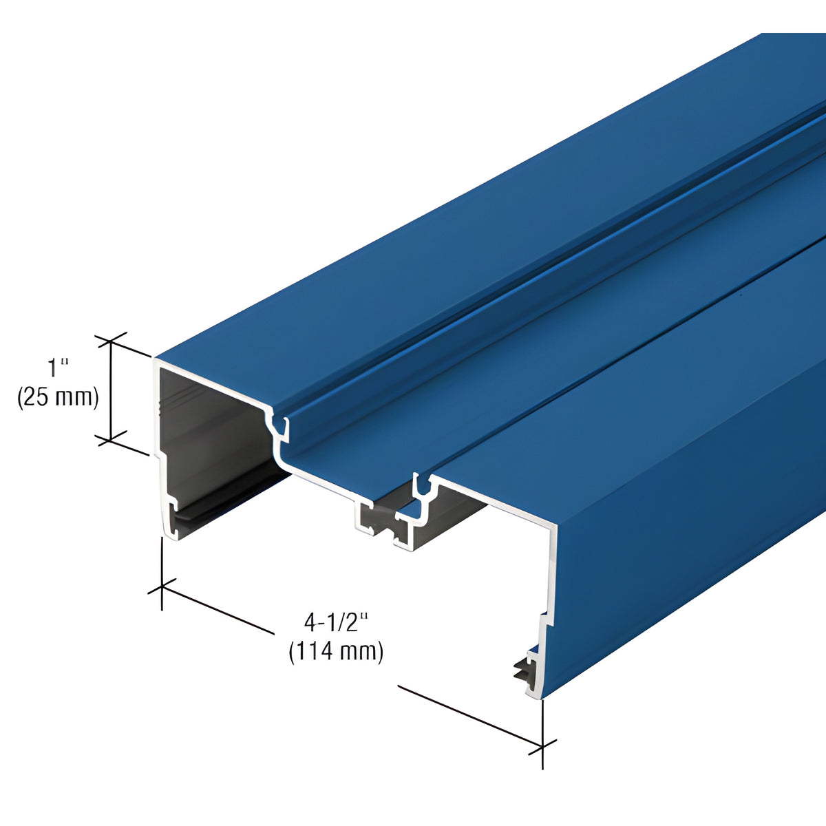 CRL-U.S. Aluminum Custom KYNAR® Paint Male Expansion Mullion, Thermally Improved - 24'-2"