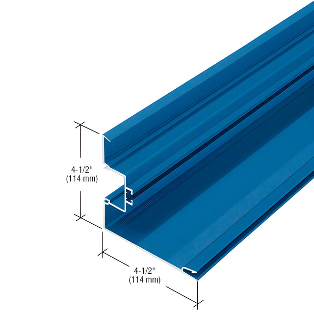 CRL-U.S. Aluminum Custom KYNAR® Paint Single Pocket Corner Post Half Section - 24'-2"