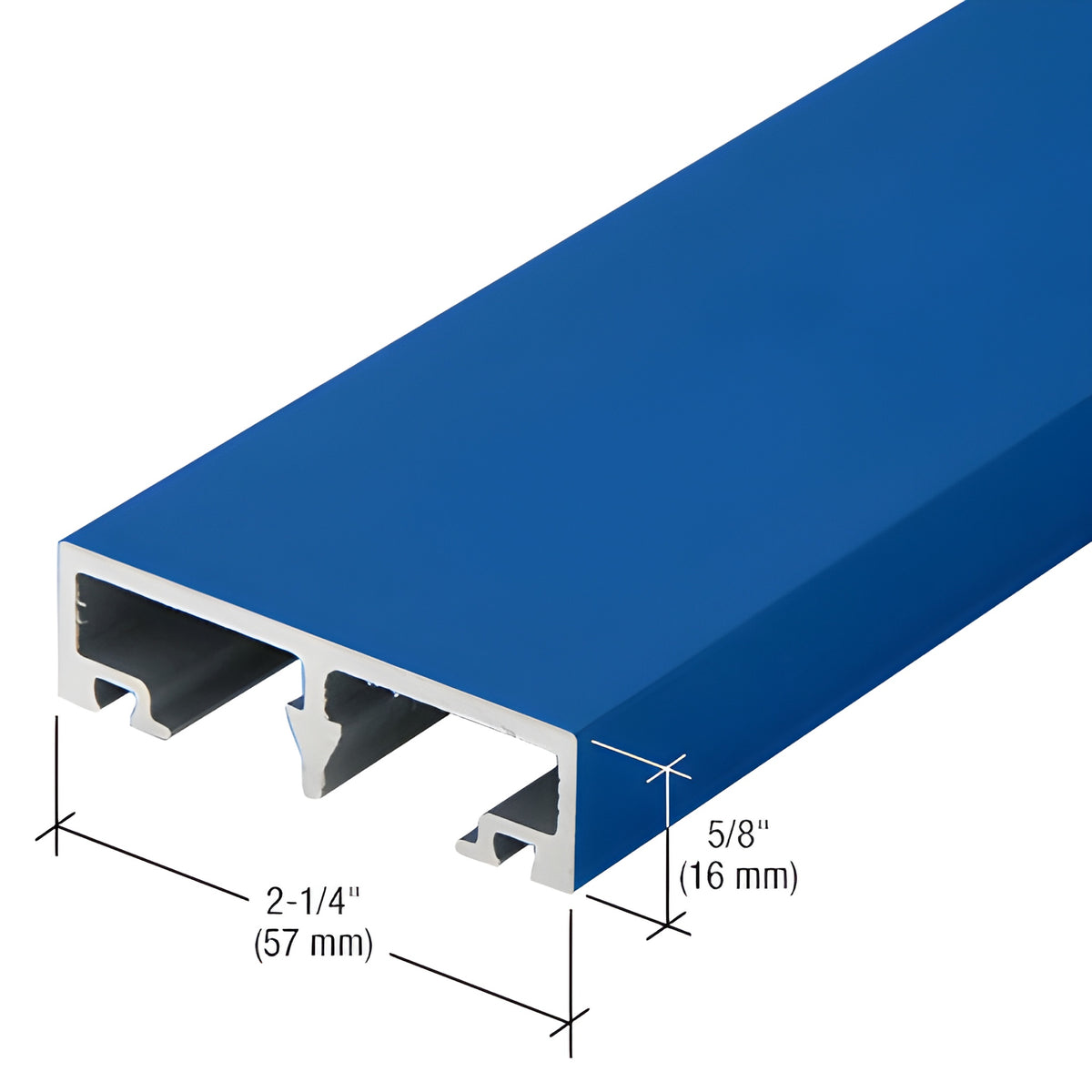CRL-U.S. Aluminum Custom KYNAR® Paint Vertical Face Cap - 24'-2"
