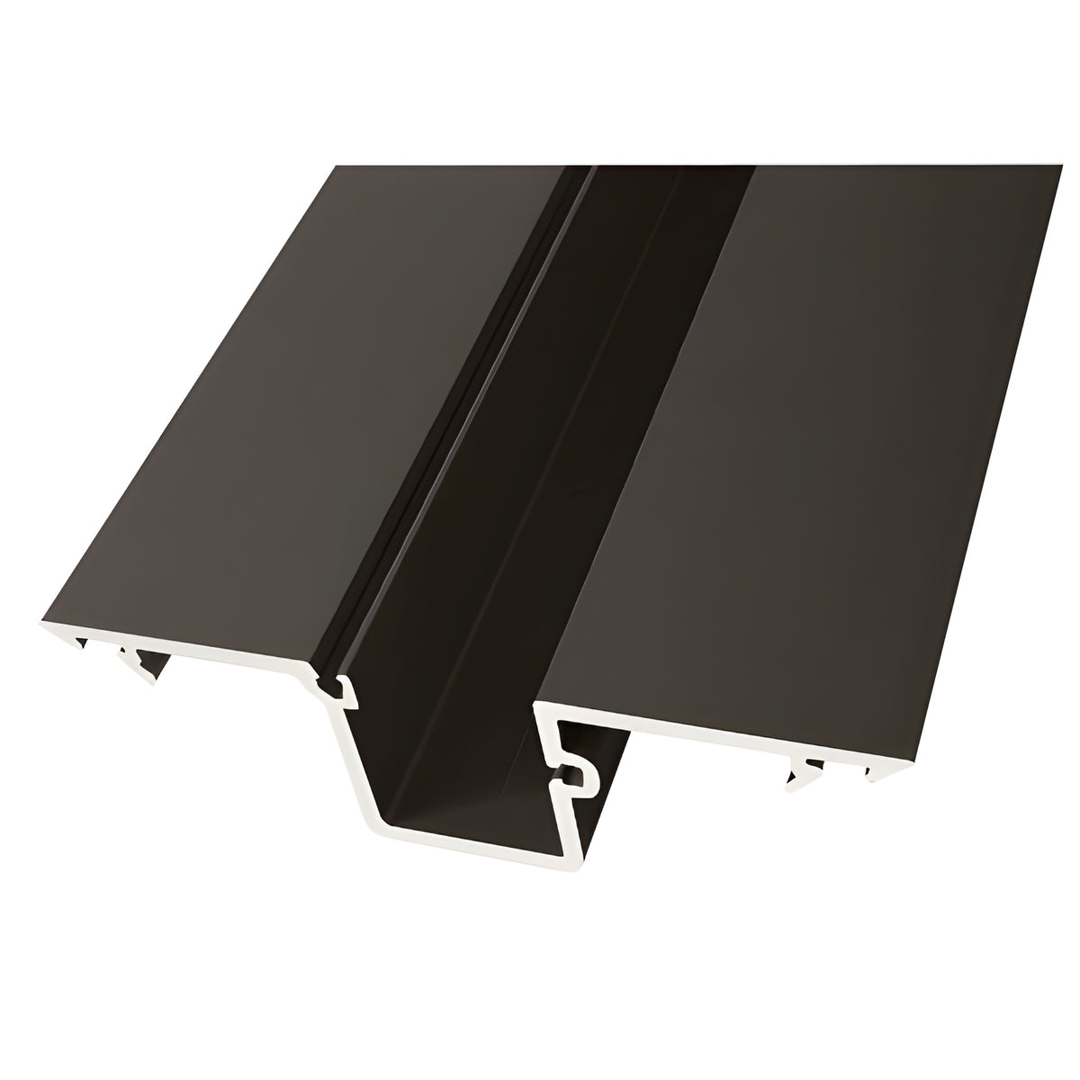 CRL-U.S. Aluminum Dark Bronze/Black Anodized Class 1 Deep Pocket Insert for 9/16" Glass - 24'-2"