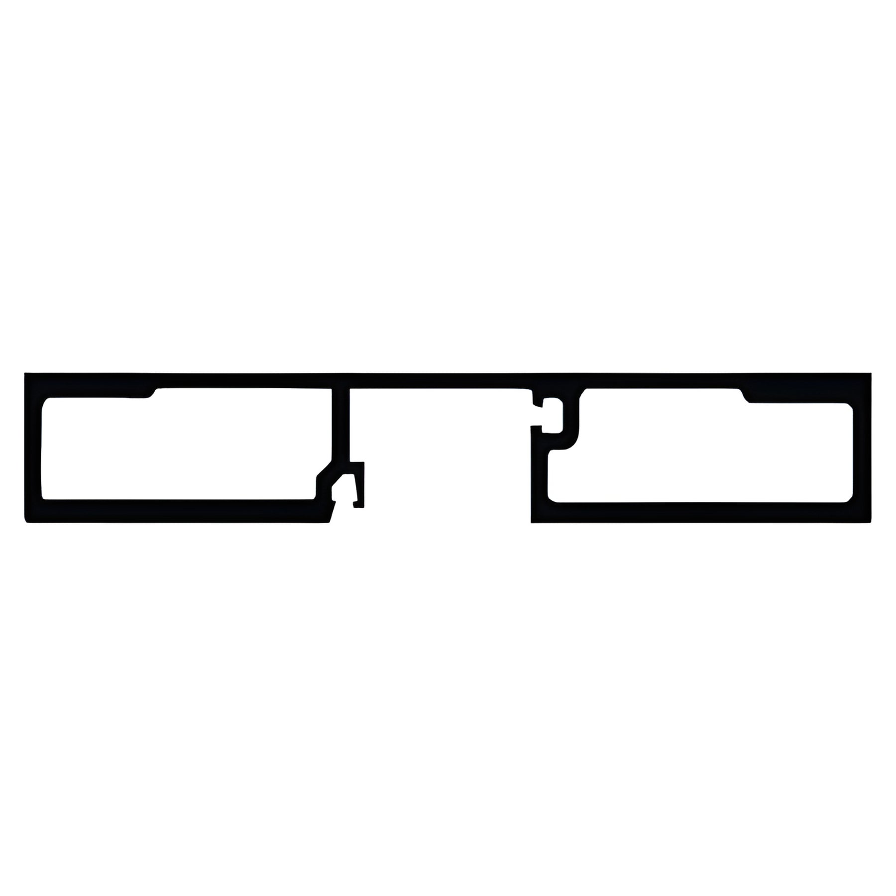 CRL-U.S. Aluminum Door-Jamb Sub Frame - 21'-10", Clear Anodized Class 1