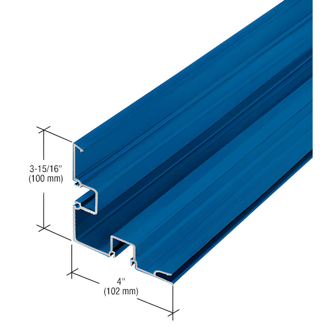 CRL-U.S. Aluminum Double Pocket Corner Post Half Section, Custom Paint - 24'-2"