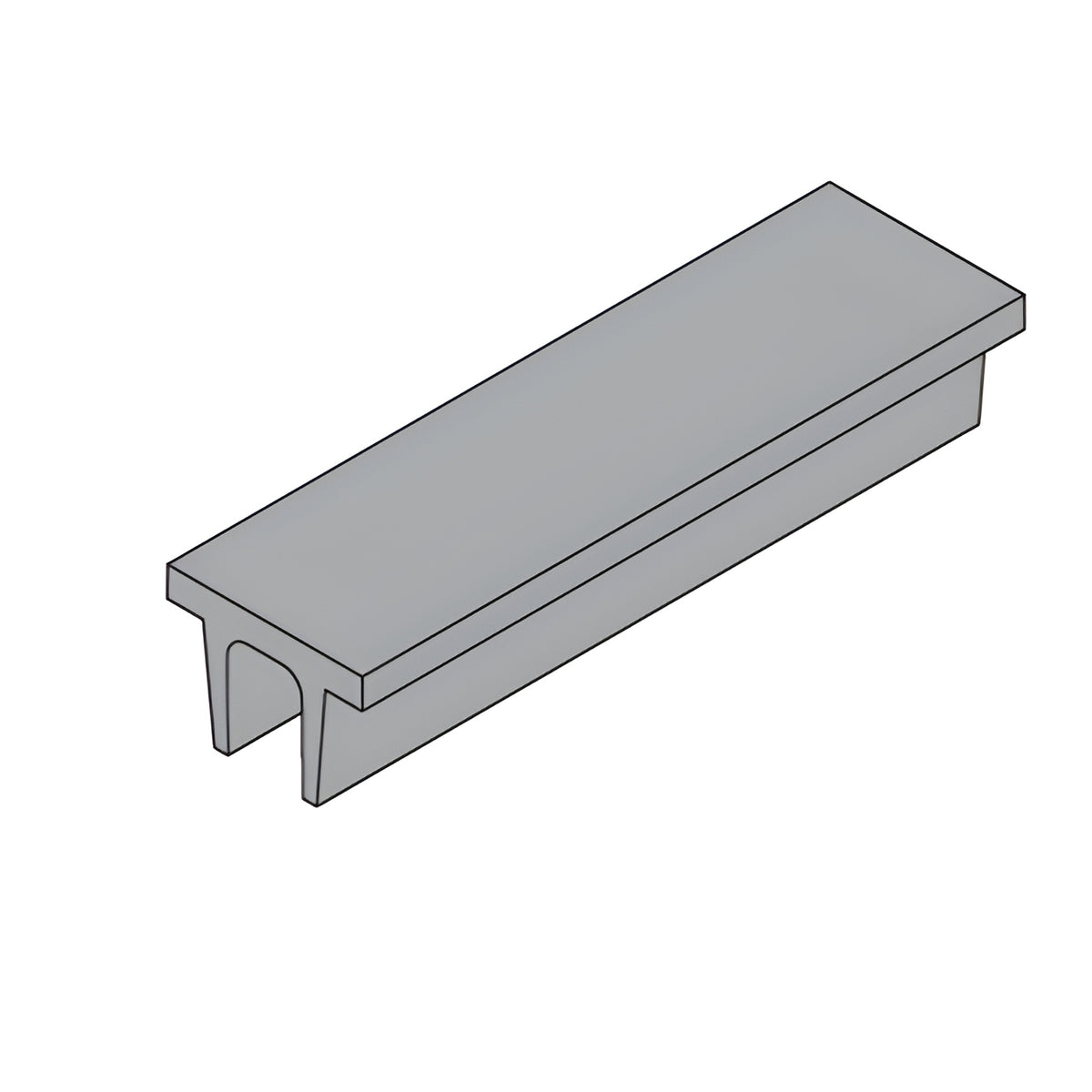 CRL- U.S. Aluminum EPDM Series 45X Head Receptor Gasket - 300'