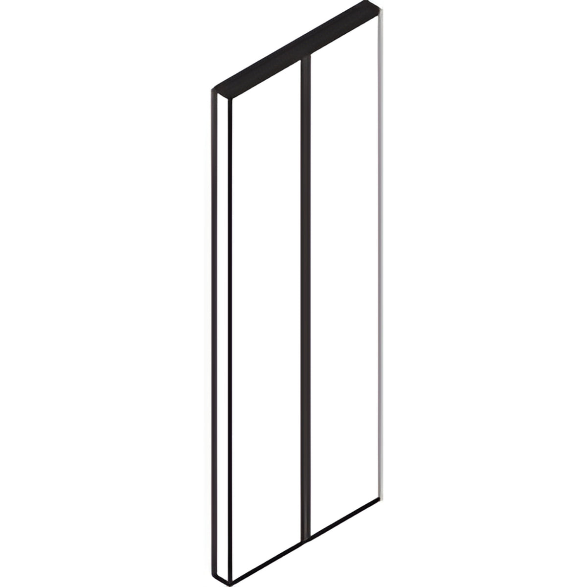 CRL-U.S. Aluminum Edge Block for Shallow Pocket- 50/Pk