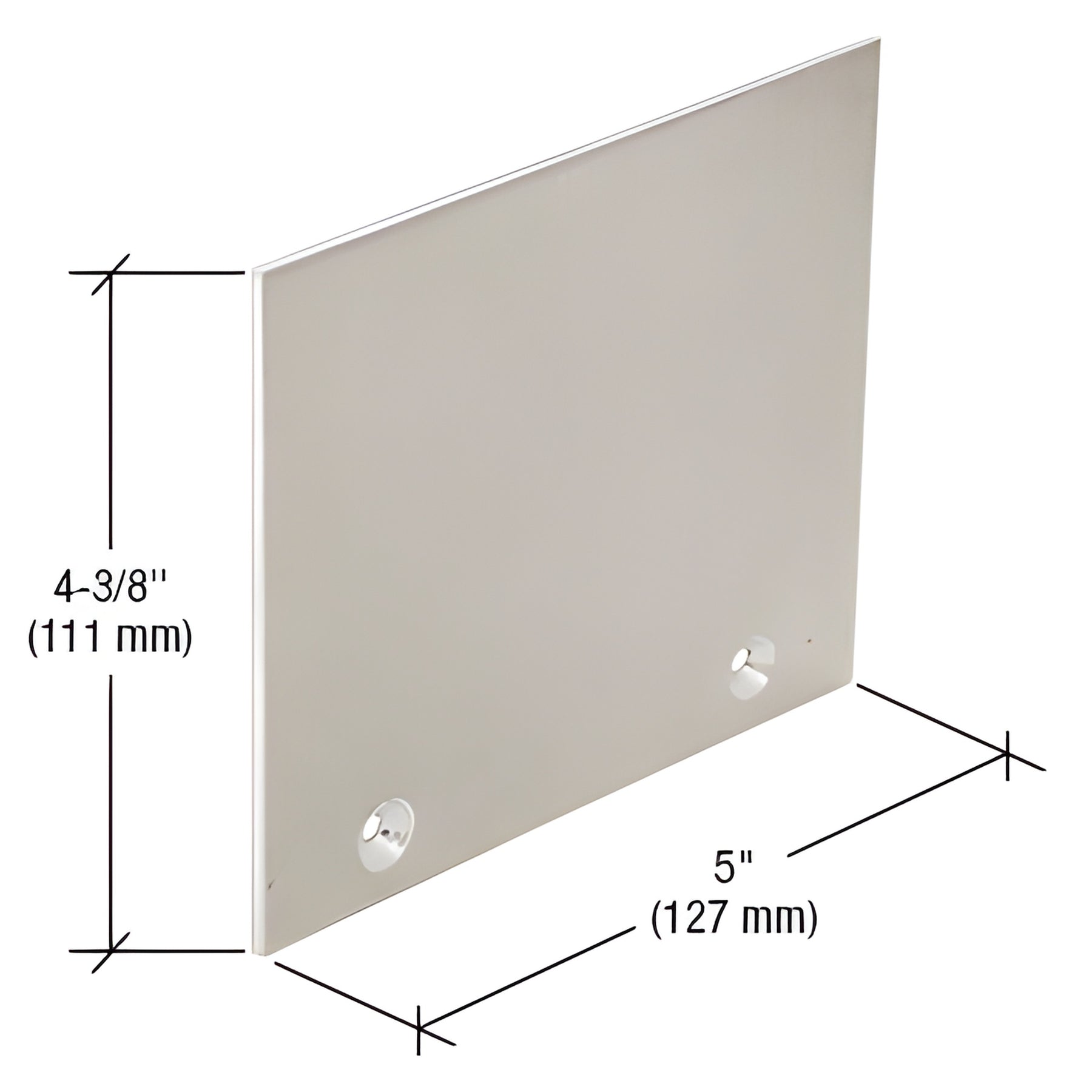 CRL-U.S. Aluminum Extruded Aluminum End Dam - 20/Pk