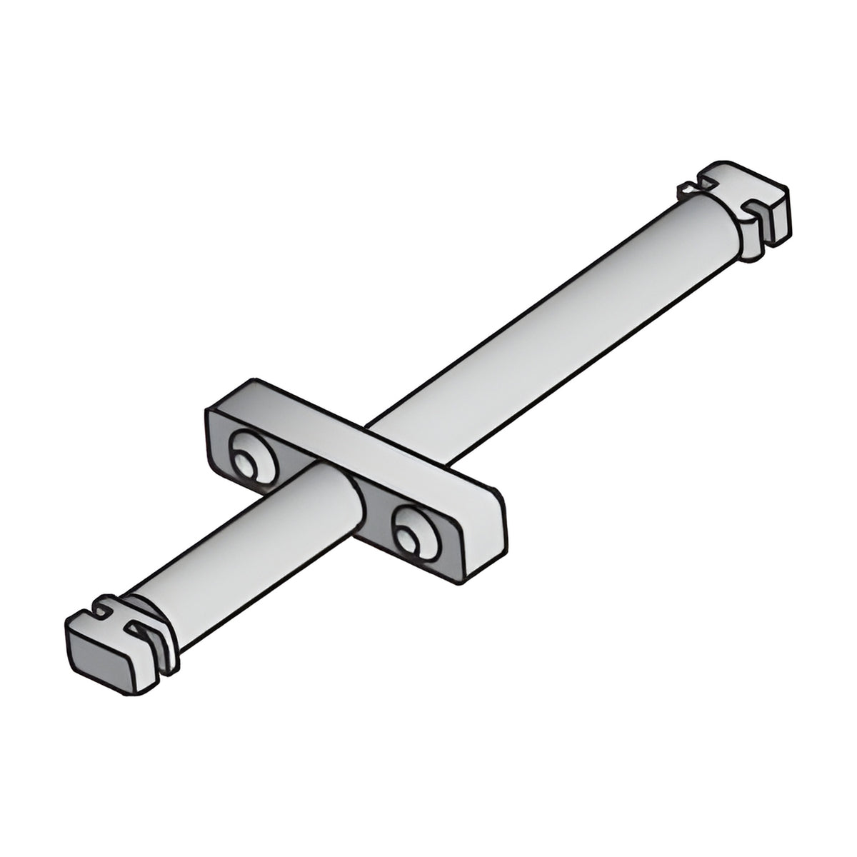 CRL-U.S. Aluminum HP3253SG Series Temporary Glass Retainer for 2" Glazing