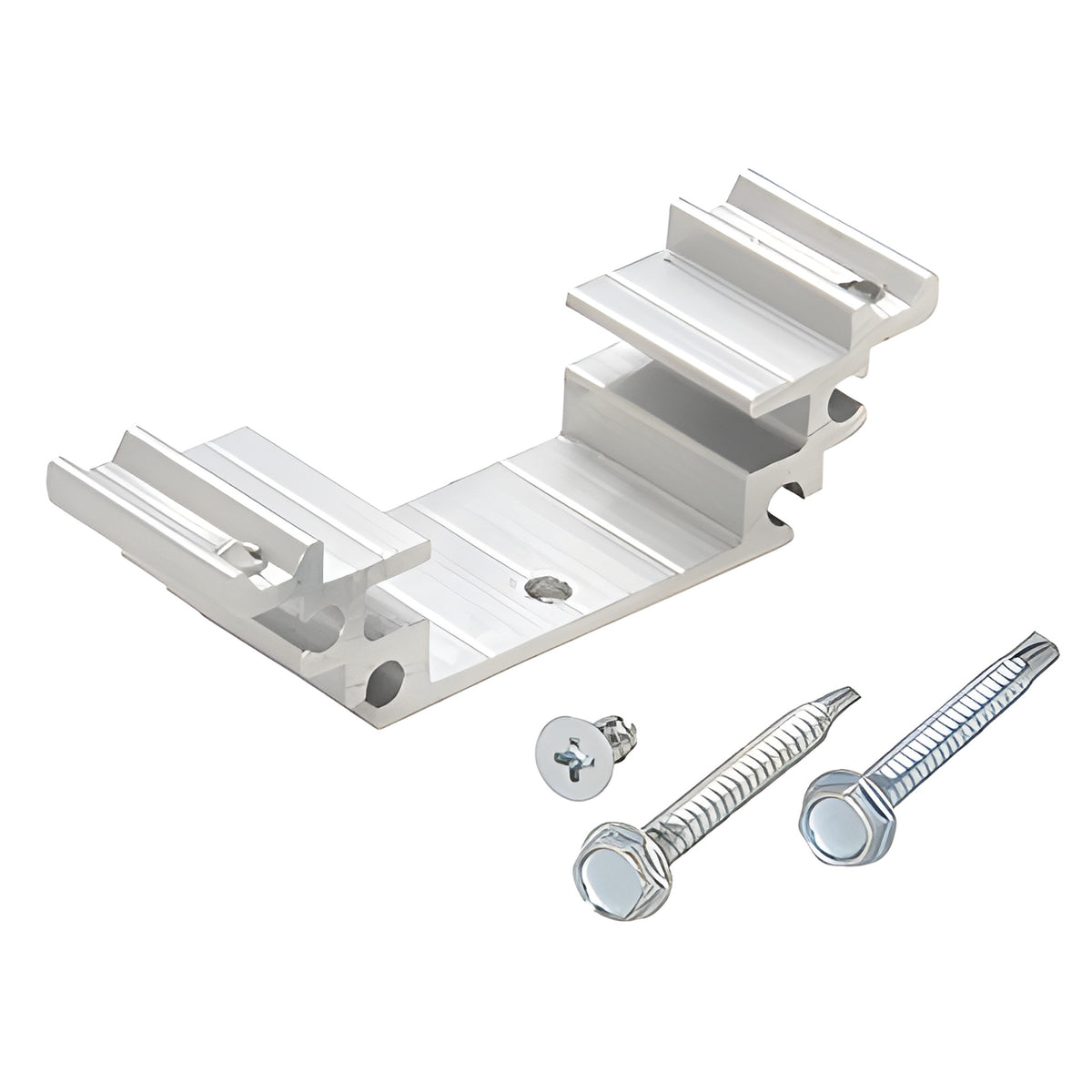 CRL-U.S. Aluminum Head Anchor Clip with Screws - 20/Pk