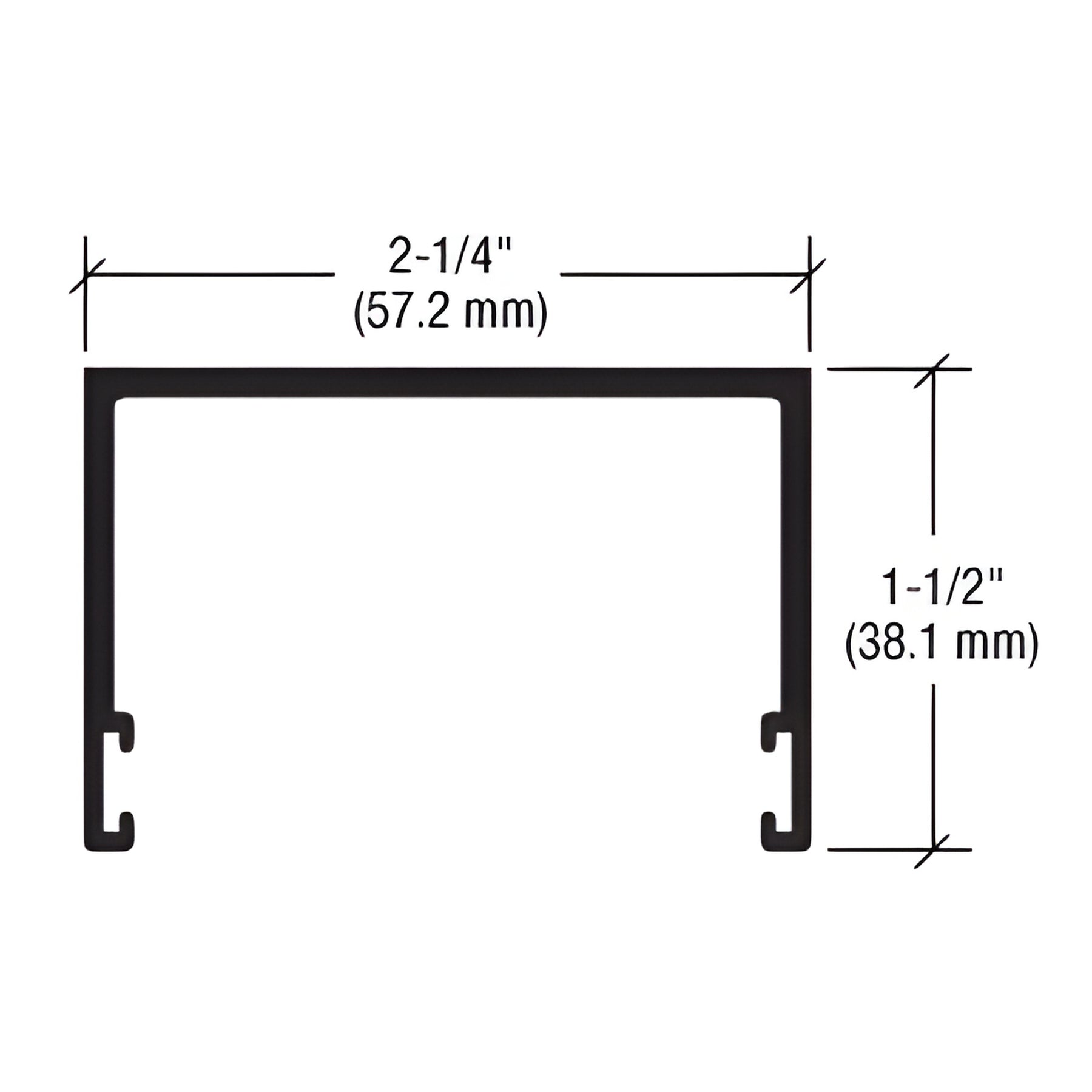 CRL-U.S. Aluminum Head/Jamb, Custom Paint- 24'-2"