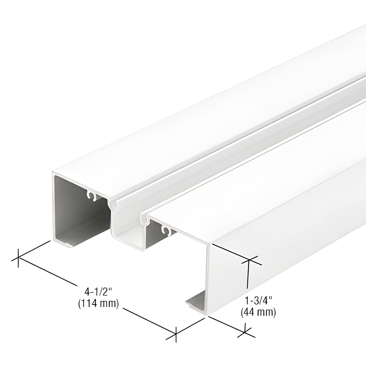 CRL-U.S. Aluminum Head and Jamb Mullion, White KYNAR® Paint - 24'-2"