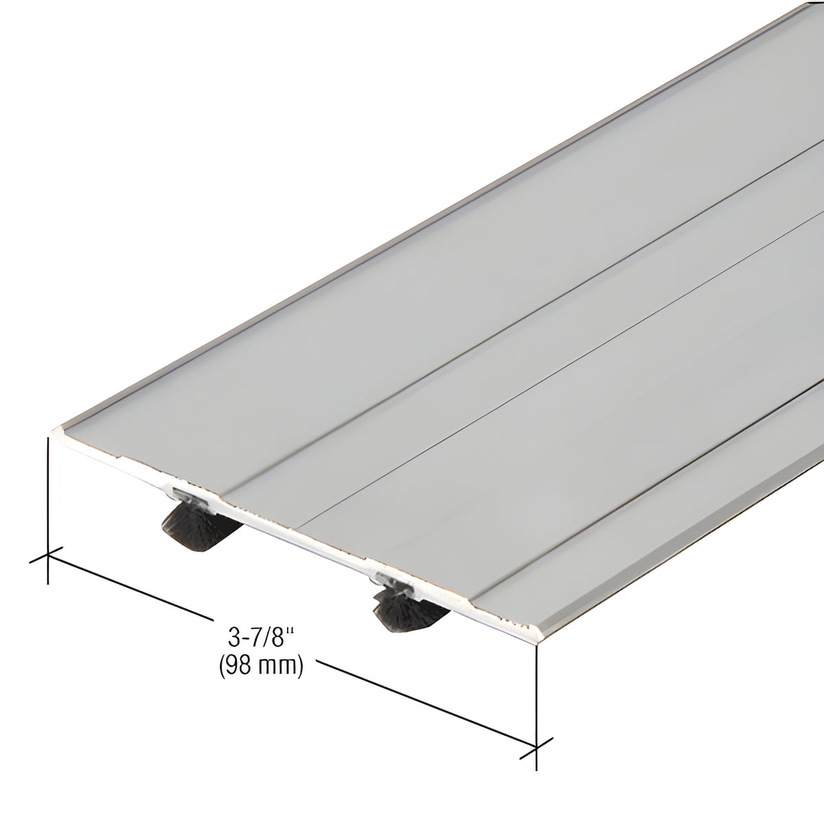 CRL-U.S. Aluminum Header Filler with Weatherstrip, Clear Anodized Class 1 - 21'-4"