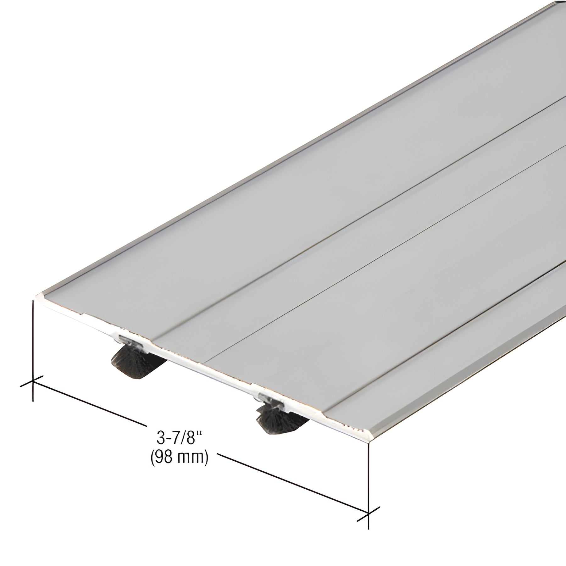CRL-U.S. Aluminum Header Filler with Weatherstrip, Clear Anodized Class 1 - 21'-4"