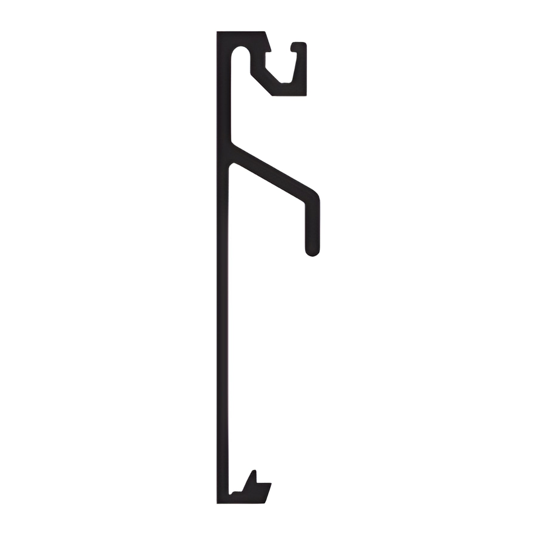 CRL-U.S. Aluminum Horizontal Face Cover - 24'-2", Dark Bronze/Black Anodized Class 1