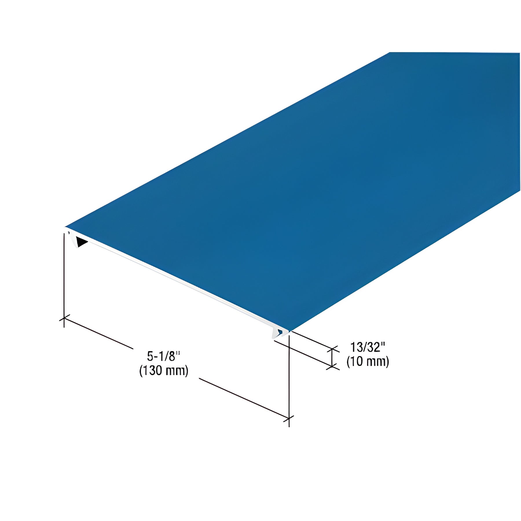 CRL-U.S. Aluminum Horizontal Flat Insert, Custom Paint, 24'-2"