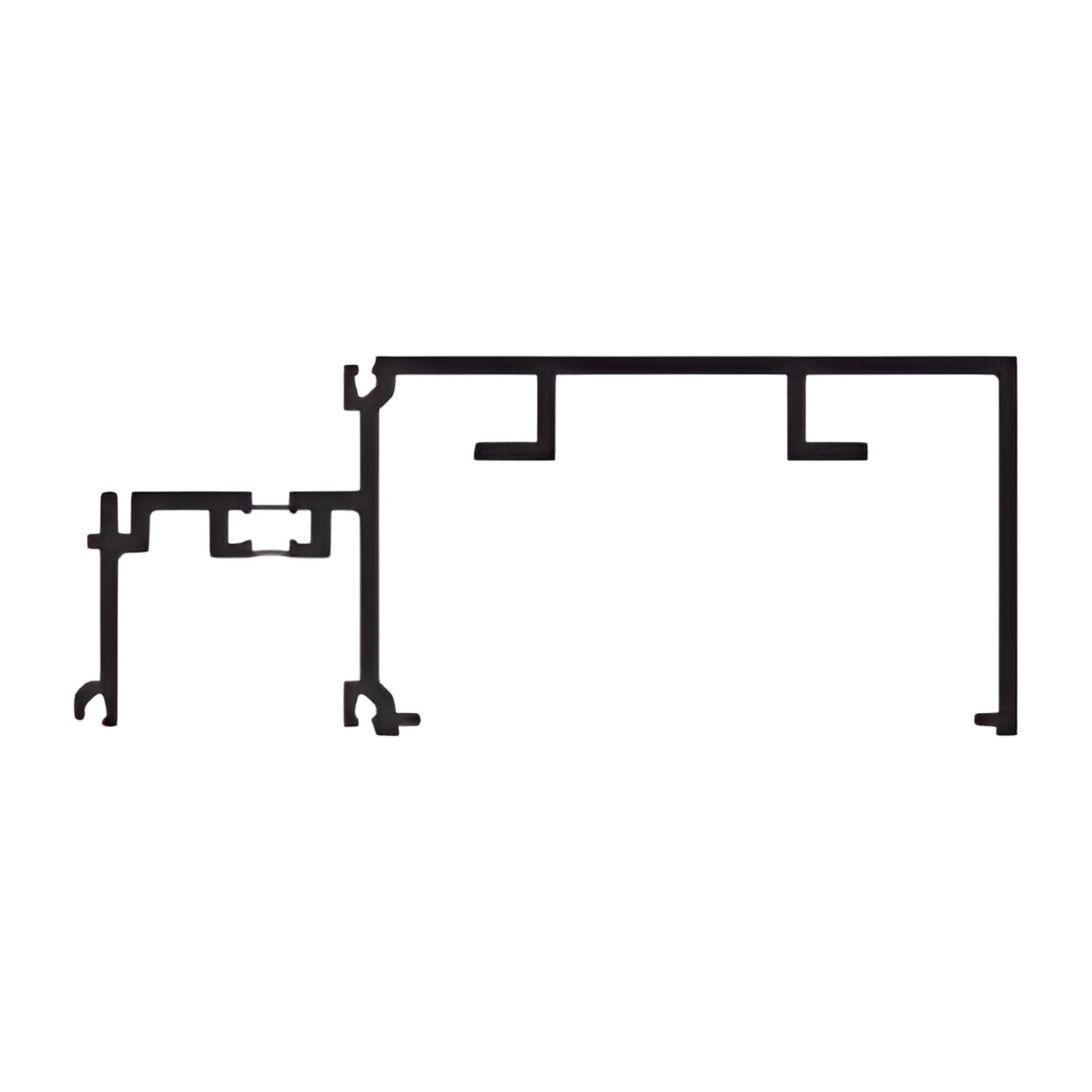 CRL-U.S. Aluminum Horizontal for 1" Glass, Custom Paint, 24'-2"