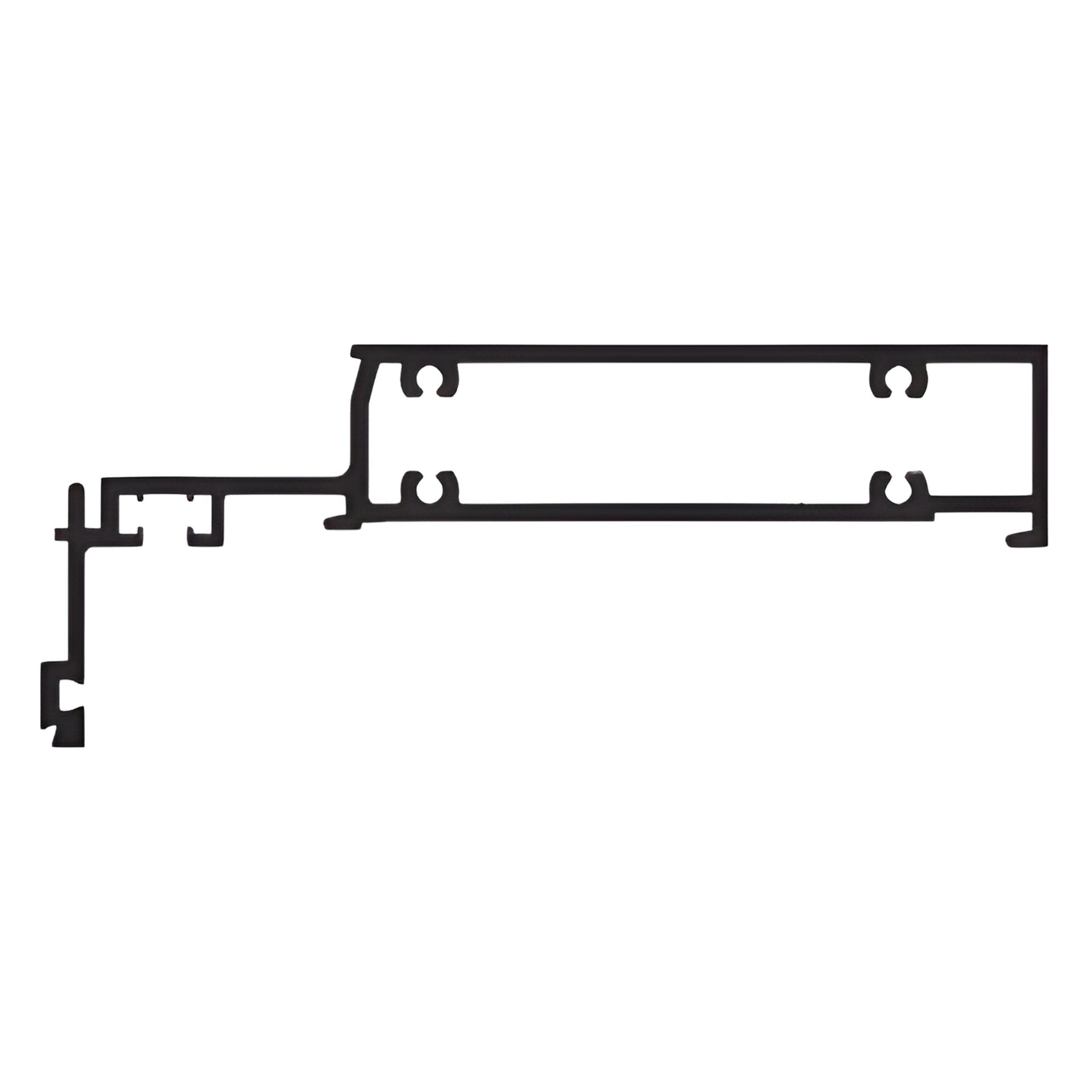 CRL-U.S. Aluminum Horizontal for 6" Structural Silicone Glazed Systems, Custom Paint- 24'-2"