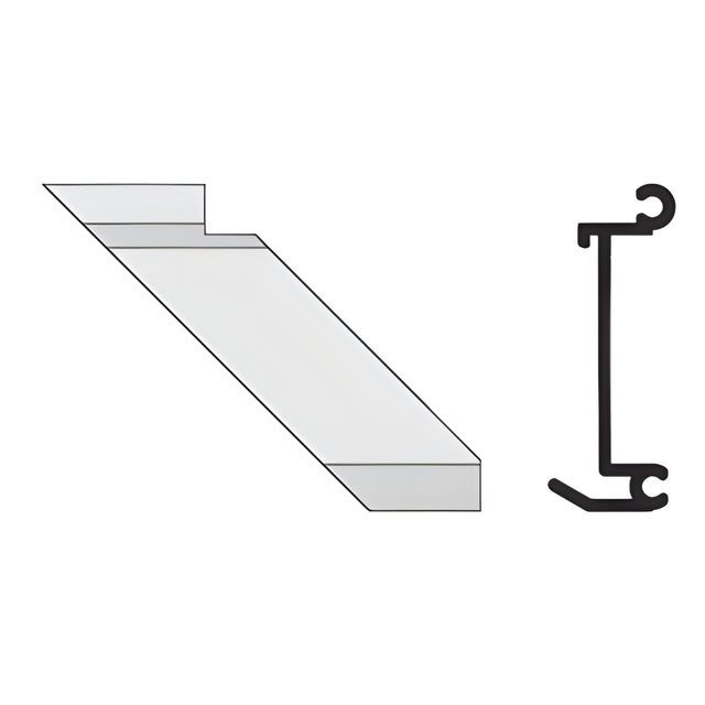 CRL-U.S. Aluminum Left Hand 90º Inside Corner Anchor Clip 4/Pk