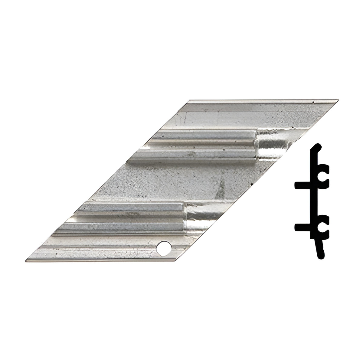 CRL-U.S. Aluminum Left Hand Anchor Clip, 90º, Outside Corner, 4/Pk