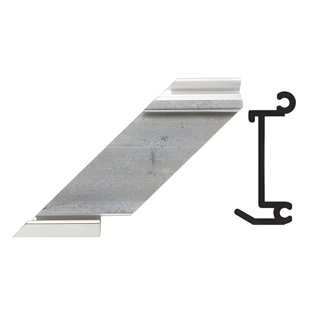 CRL-U.S. Aluminum Left Hand Anchor Clip, 90º Outside Corner - 4/Pk