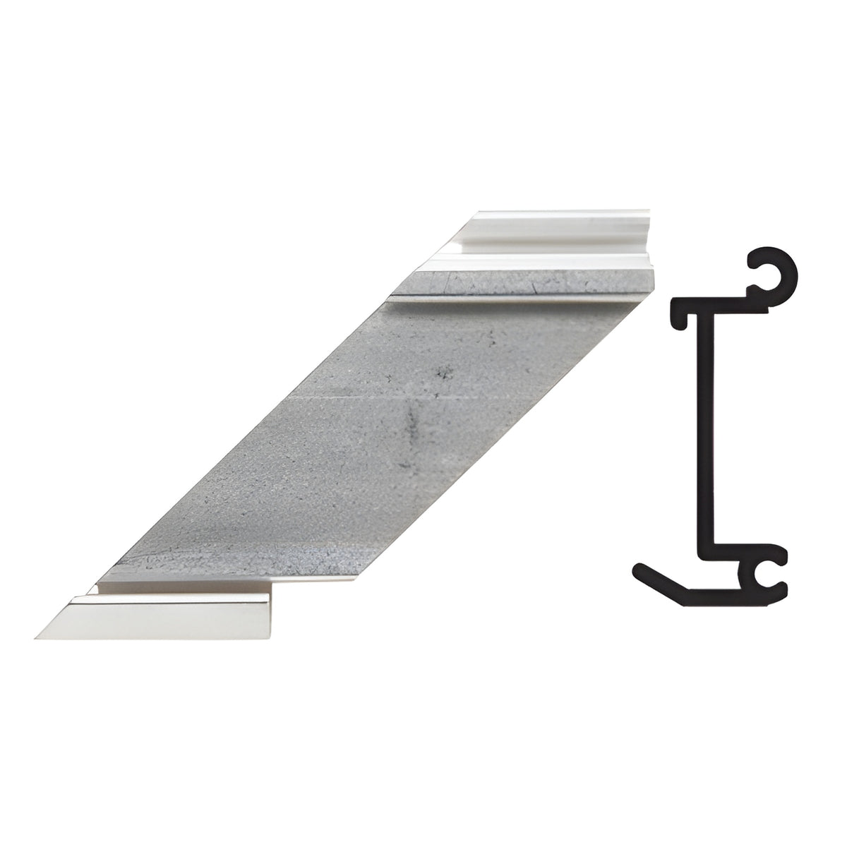 CRL-U.S. Aluminum Left Hand Anchor Clip, 90º Outside Corner - 4/Pk