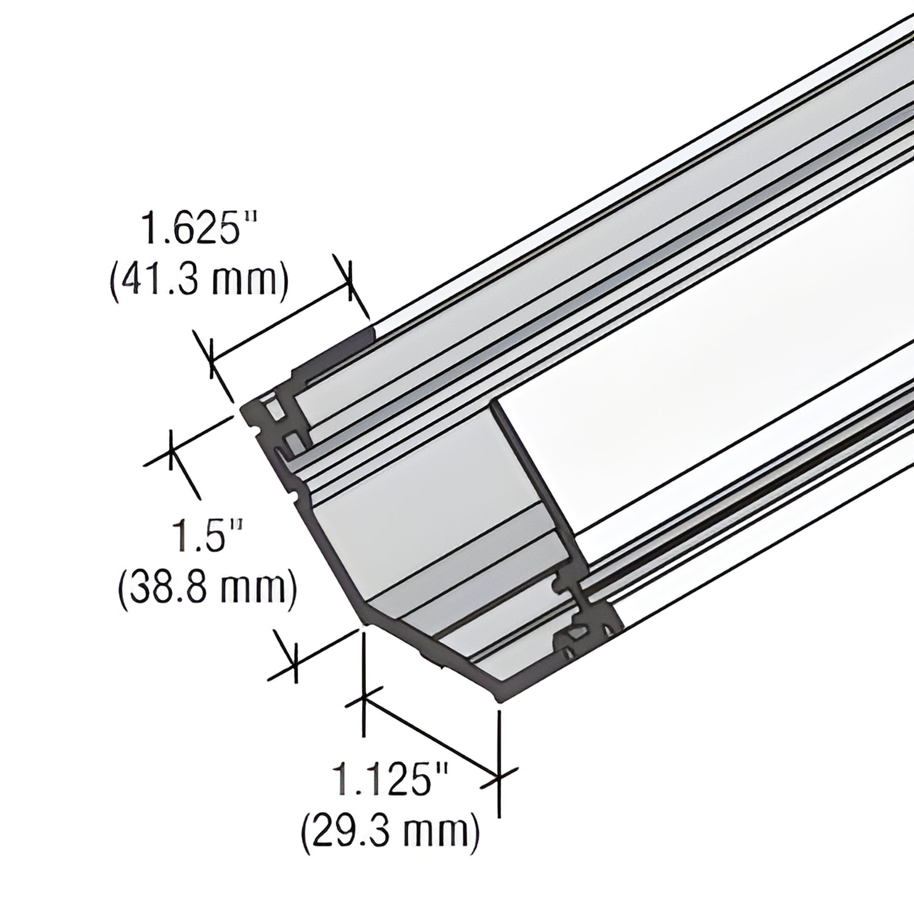 CRL-U.S. Aluminum Mill Finish 90 Degree Pressure Plate Adaptor for StormWall XL Mullions