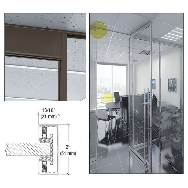 CRL-U.S. Aluminum Narrow Jamb Black Bronze - Custom