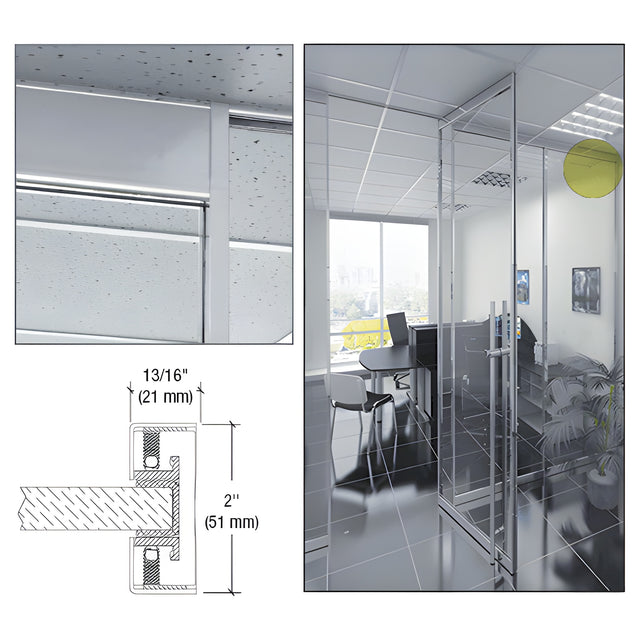 CRL-U.S. Aluminum Narrow Jamb Satin Anodized - 120"