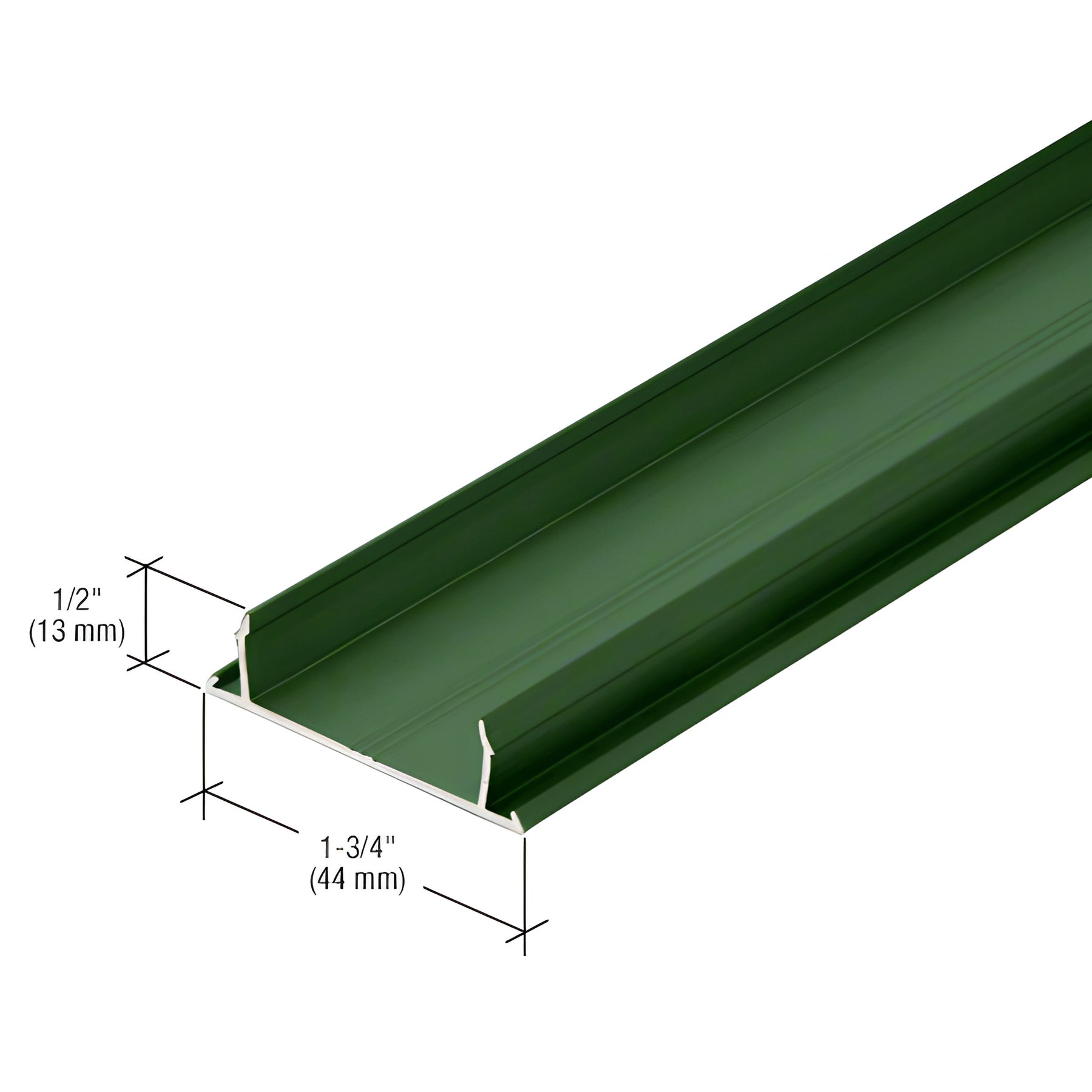 CRL-U.S. Aluminum Narrow Stile Flat Pocket Insert, Custom Anodized - 21'-2"