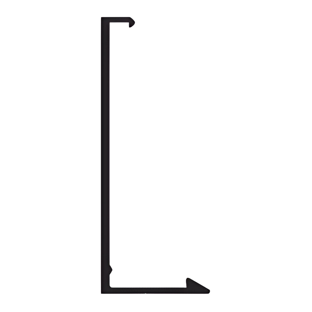 CRL-U.S. Aluminum Perimeter Face Cover (Optional) - 24'-2", Dark Bronze/Black Anodized Class 1