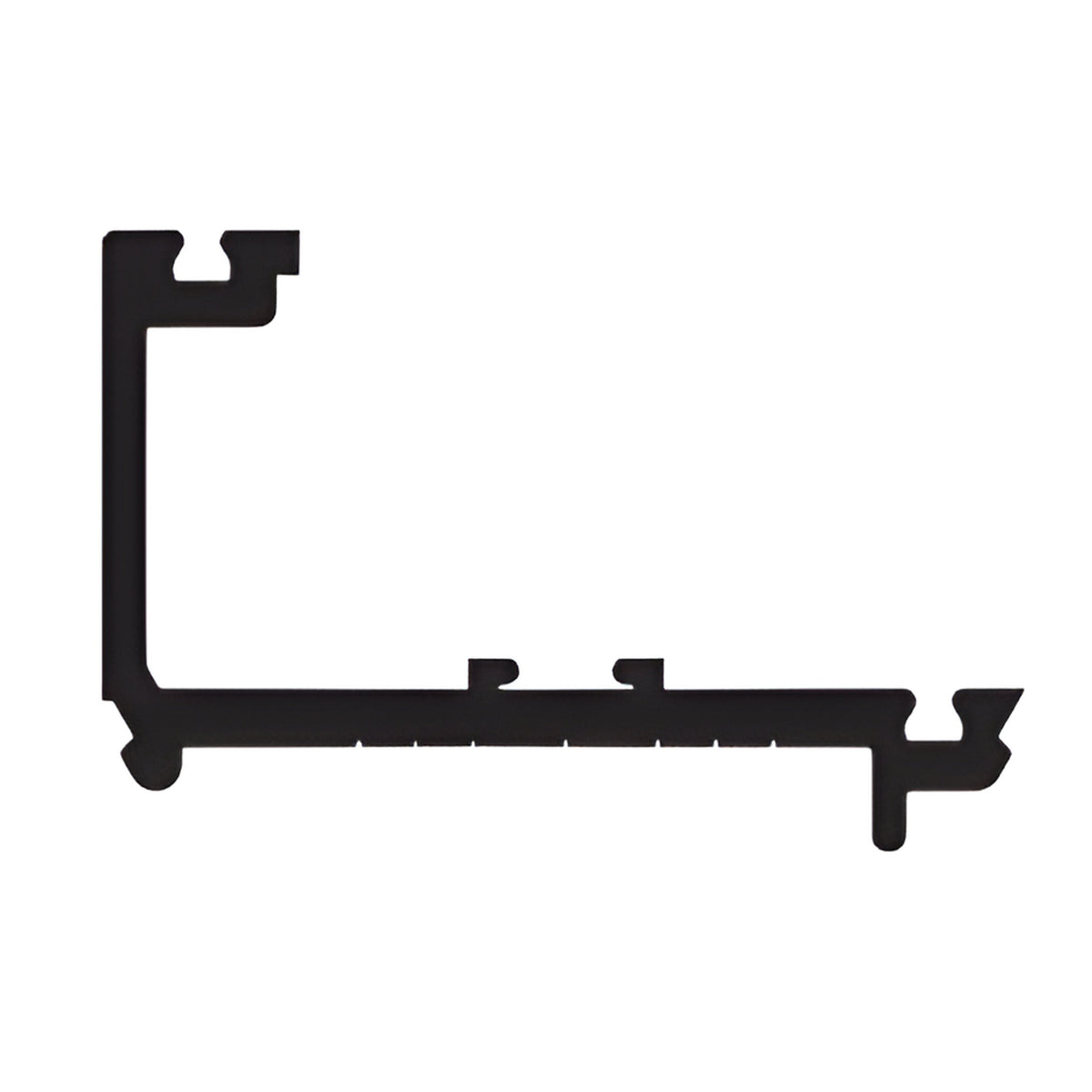 CRL-U.S. Aluminum Perimeter Pressure Bar with Weatherseal and Punched Holes, Custom Paint- 24'-2"