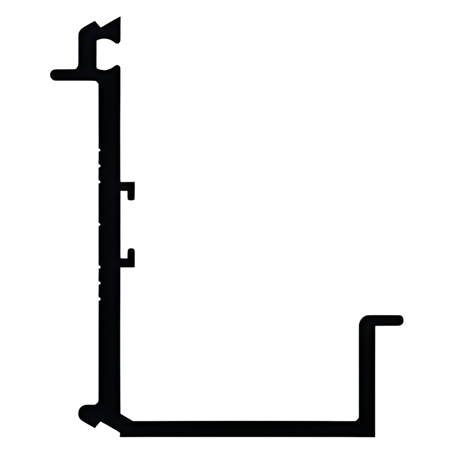 CRL-U.S. Aluminum Pressure Bar Less Thermal Isolator - 24'-2", Clear Anodized Class 1