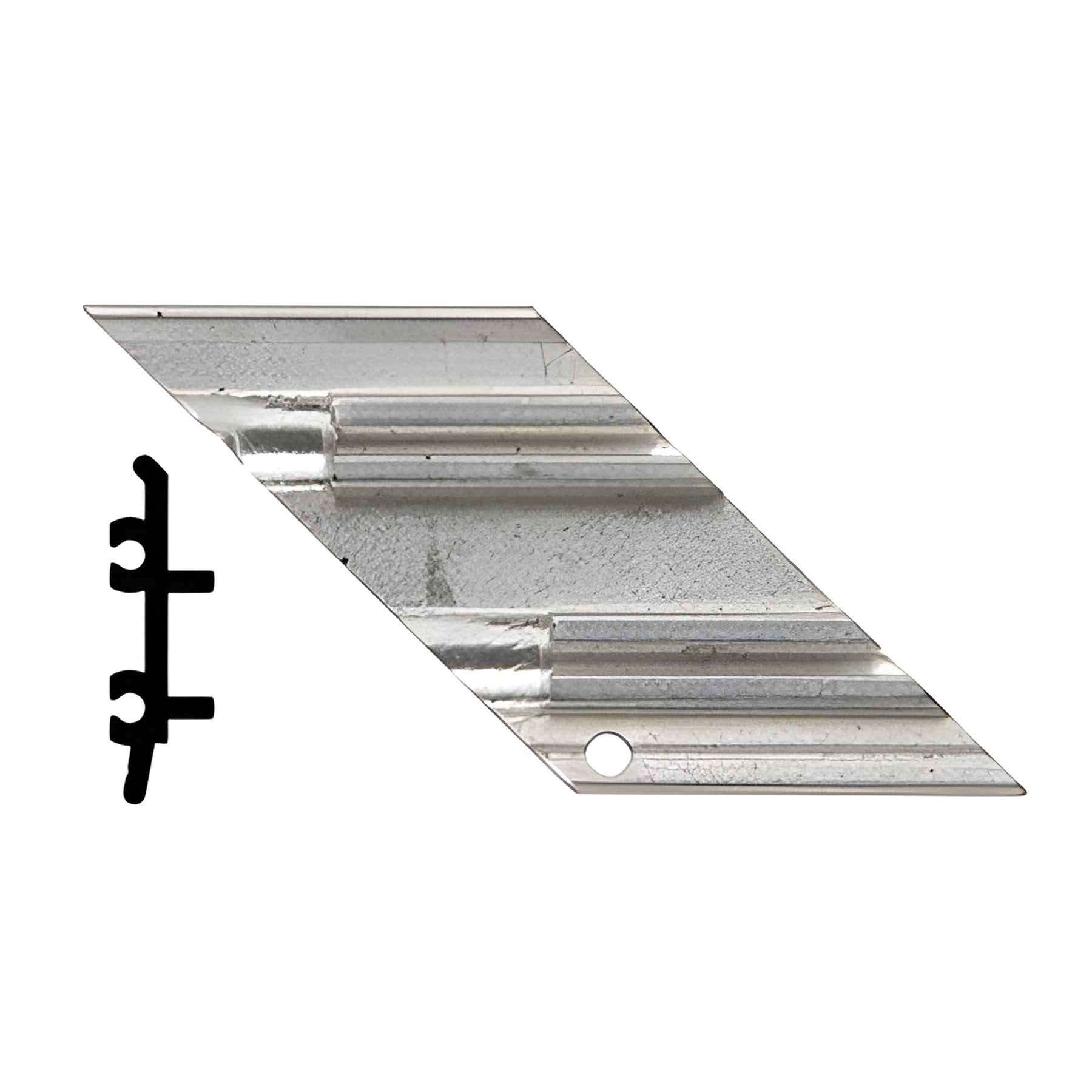 CRL-U.S. Aluminum Right Hand Anchor Clip, 90º, Outside Corner, 4/Pk