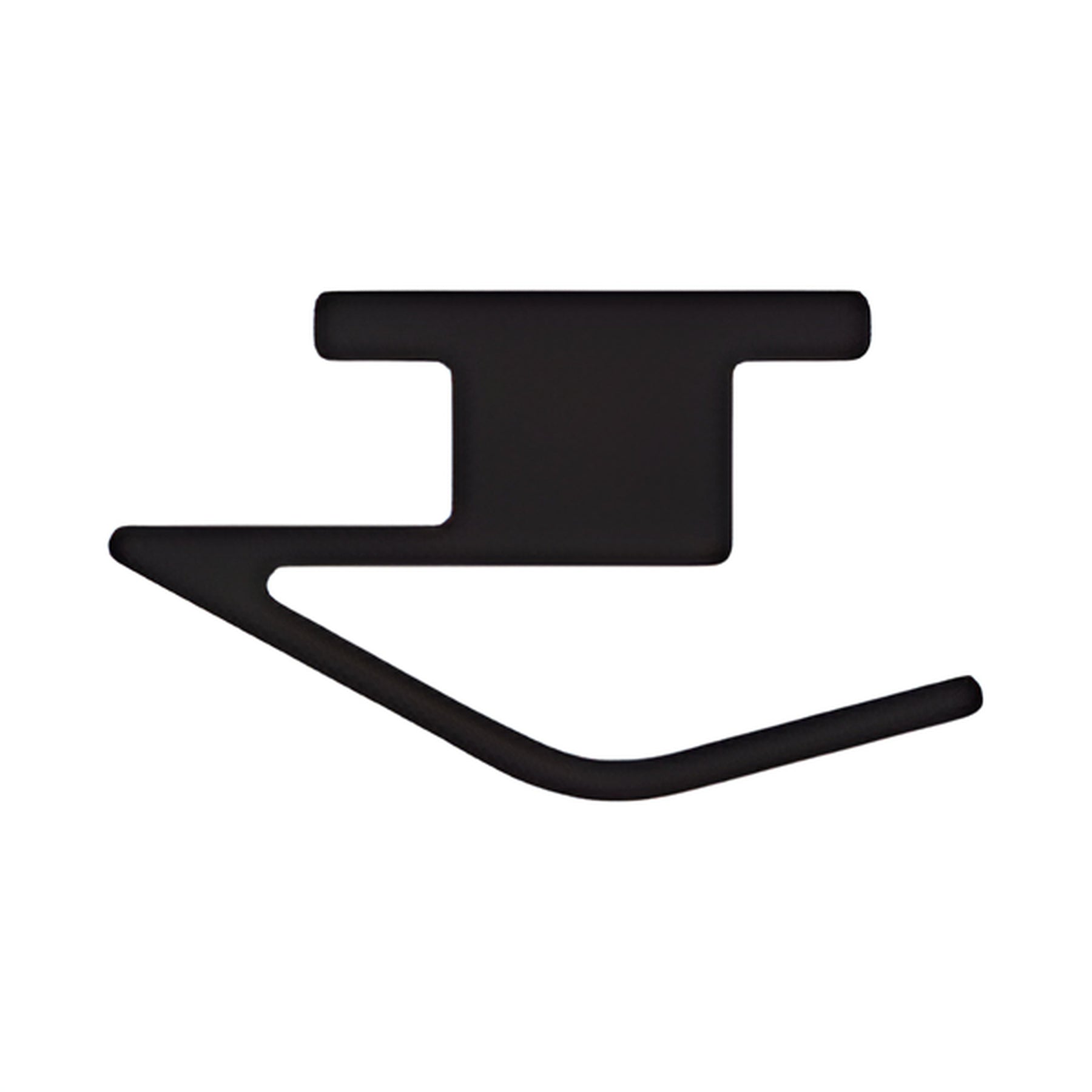 CRL-U.S. Aluminum Rigid PVC Door Header Seal- 144"