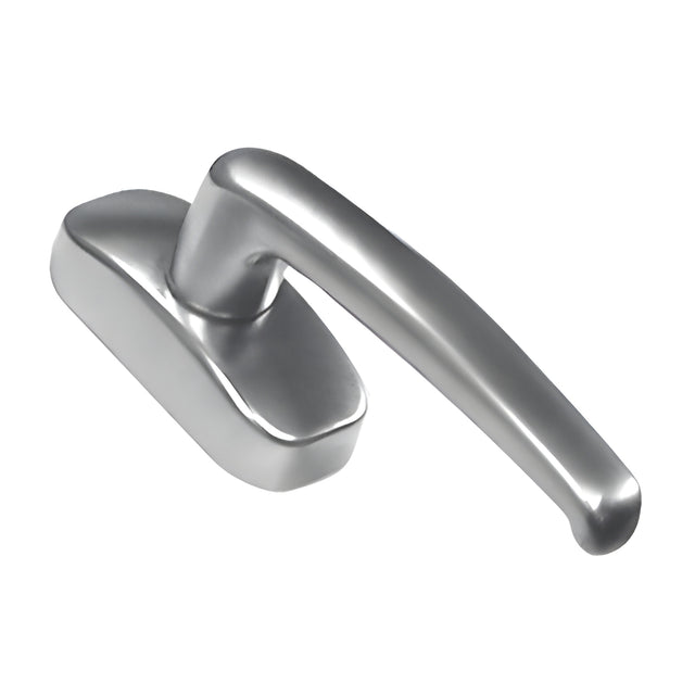 CRL-U.S. Aluminum Satin Chrome Euro Locking Handle