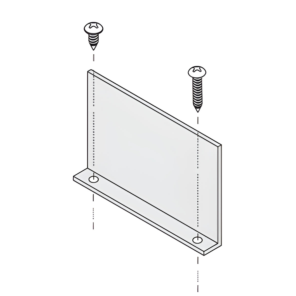 CRL-U.S. Aluminum Series 45X Mill Sill End Dam - 20/Pk