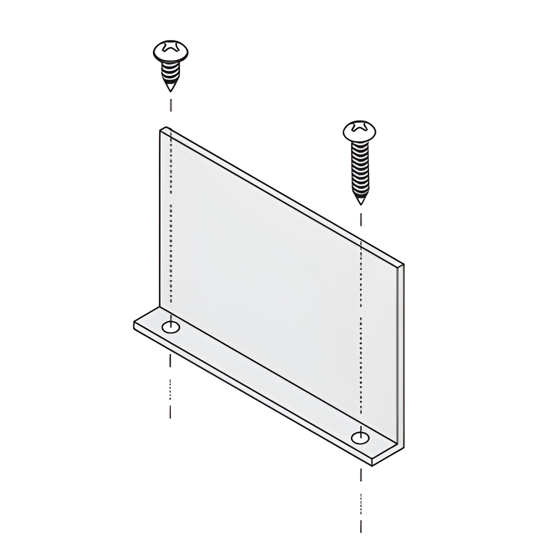 CRL-U.S. Aluminum Series 45X Mill Sill End Dam - 20/Pk
