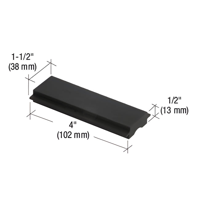 CRL-U.S. Aluminum Setting Block for 1" Glazing - 100/Pk