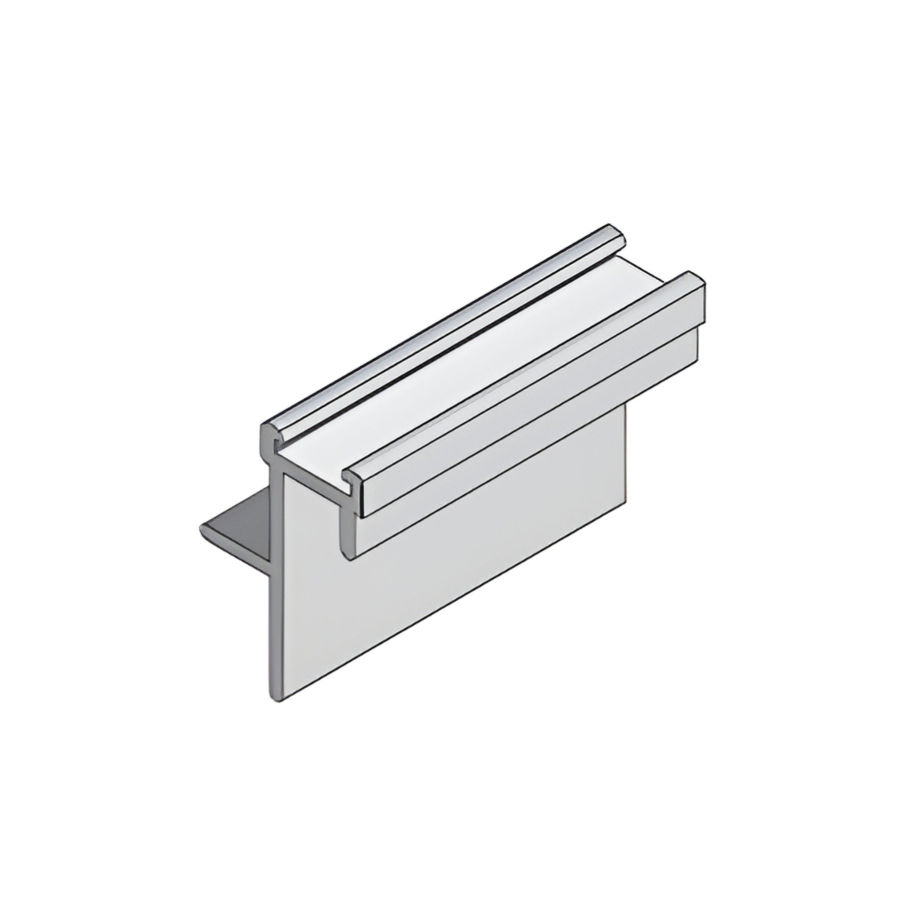 CRL-U.S. Aluminum Setting Chair for 1/4" Glazing-50/Pk